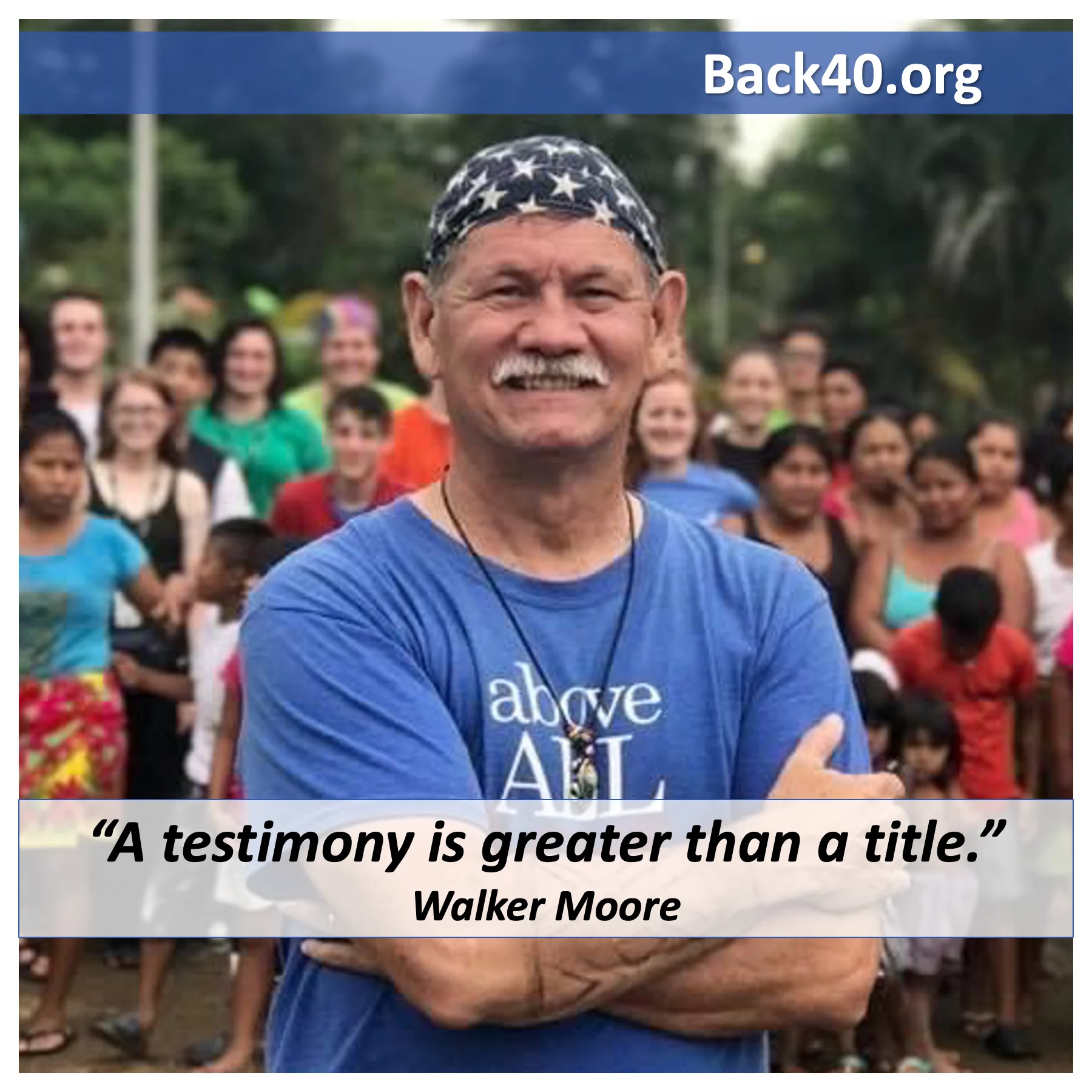 A testimony is greater than a title.